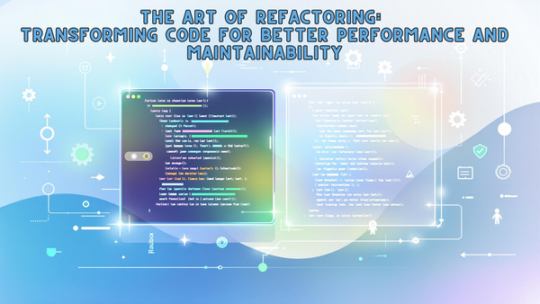 The Art of Refactoring: Transforming Code for Better Performance and Maintainability